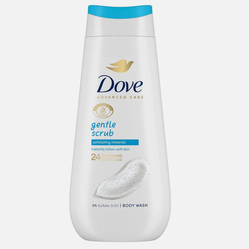 Dove Gentle Scrub Shower Gel 225ml